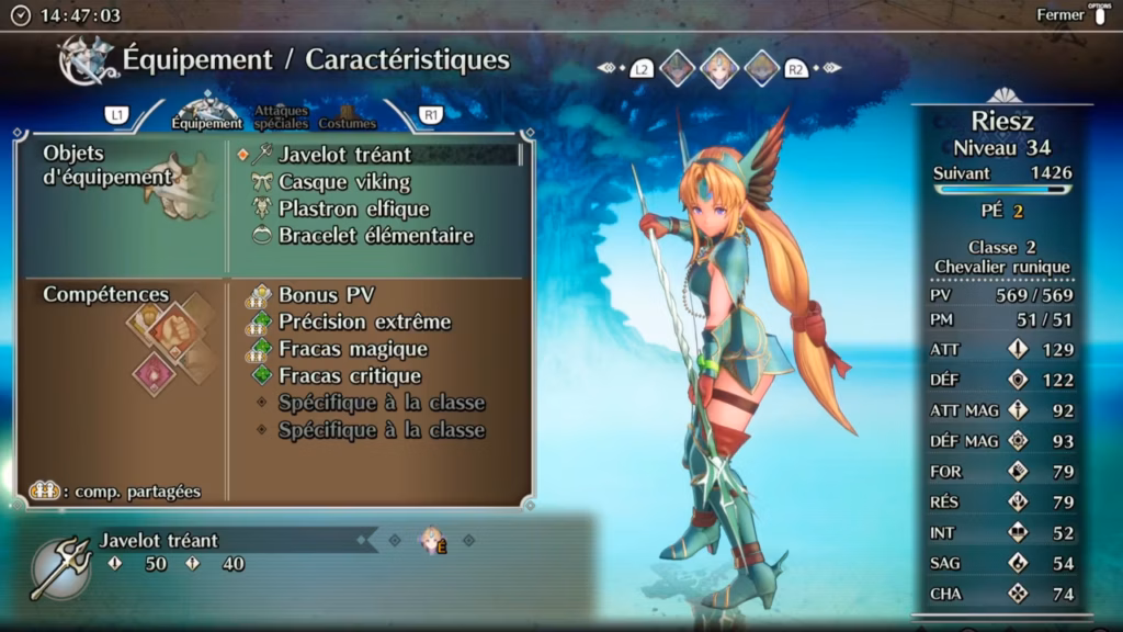 Trials of mana Equip